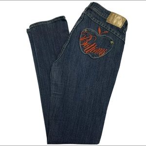 Apple Bottom Jeans Sz 9/10 Stretch Dark Skinny